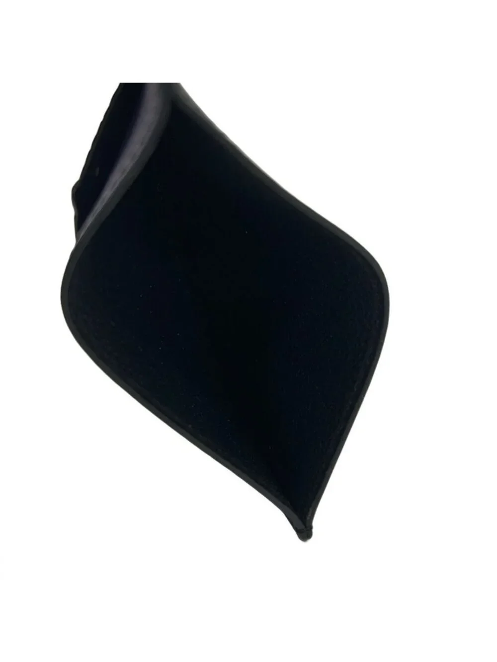 Hermes Card Case Petit Chevaux Black Navy Purple